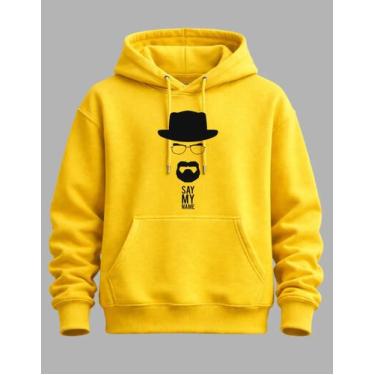 Imagem de Moletom Breaking Bad Blusa De Frio Casaco Unissex - NM KIds, Amarelo, 