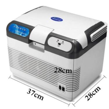 Imagem de Geladeira mini cooler 12l refrigerador aquecedor portatil 12 litros re