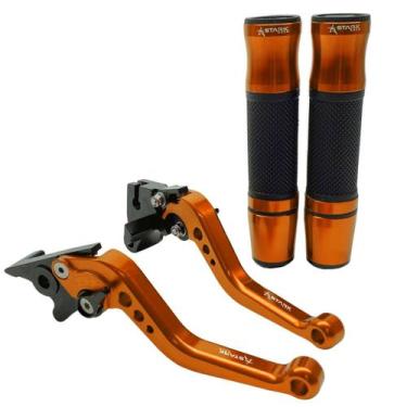 Imagem de Kit Esportivo Manete Manopla Ninja 250r 300r Z300 400 250Sl Versys300x