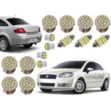 Imagem de Lâmpadas led fiat linea todos + teto e porta malas - VELOX TIGER CINOY