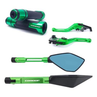 Imagem de Kit Manete Manopla Retrovisor Honda Cb500f Gravado A Laser - NoBrand, 