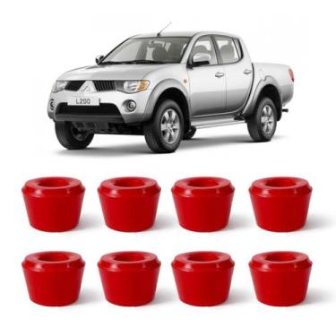 Imagem de Buchas PU Amortecedor Traseiro Superior Inferior L200 Triton - Borfix