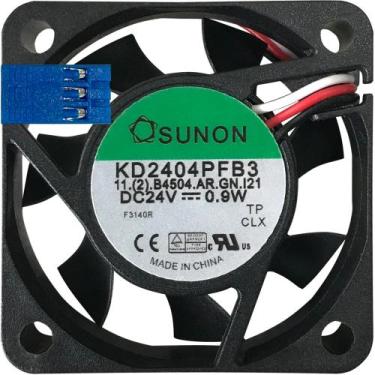 Imagem de 2 Cooler KD2404PFB3 24V 0.9W 0.037A 3L 6P 40X40X10 Original - Sunon