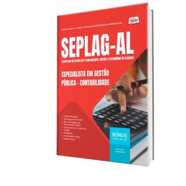 Imagem de Apostila SEPLAG-AL - Contabilidade - Apostilas Opção