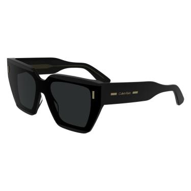 Imagem de Óculos De Sol Calvin Klein Feminino Retangular Preto-Feminino
