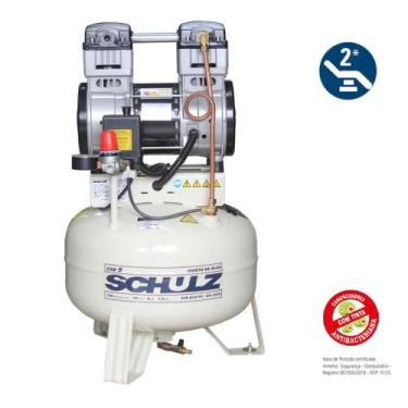Imagem de Compressor de Ar Odonto Isento de Oleo 220v Ref CSD 9/30 SCHULZ