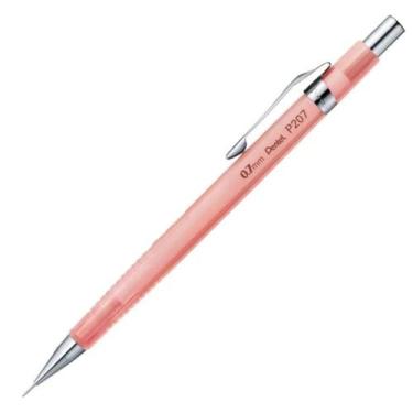 Imagem de Lapiseira Com Borracha Grafite 0.7mm Hi-Polymer Sharp PENTEL Rosa Tran