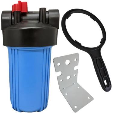 Imagem de Carcaça Biosolvit Azul Para Filtro de 10" Big Blue