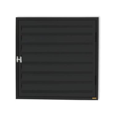 Imagem de Abrigo D'Água/Gásplus 1 Folha com Ventilação 60x80cm Brimak Preto