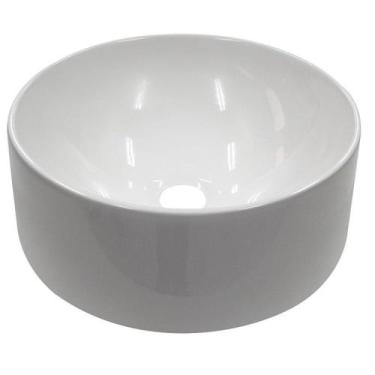 Imagem de Cuba para Banheiro em Mármore Sintético 35cm Domo Cozimax Branco