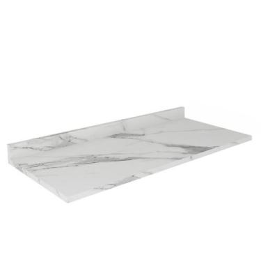 Imagem de Tampo para Balcão 240cm Berlim Branco/Thasos - Caemmun