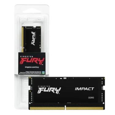 Imagem de Memória Para Notebook Kingston Fury Impact, DDR5, 8GB, 4800mhz - KF548S38IB-8 5626