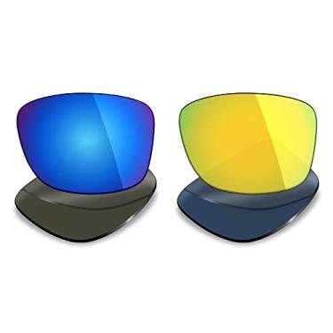 Imagem de Mryok 2 pares de lentes polarizadas de substituição para óculos de sol Oakley Jupiter Squared – Opções