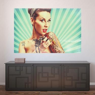 Imagem de Painel Adesivo de Parede - Tatuagem - 1074pnp