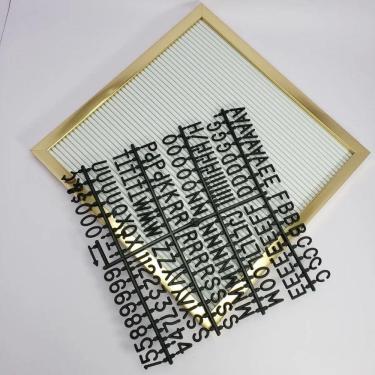 Imagem de Quadro Letreiro Decorativo Dourado Letter Board 145 Letras