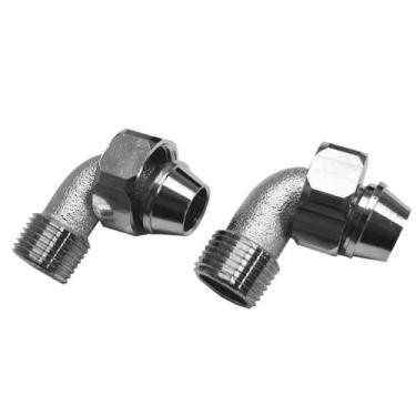 Imagem de Pasco 1793 Brass Bath Cock Coupling Par, Cromo