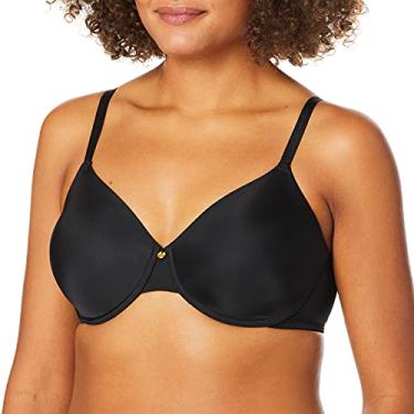 Imagem de Natori Sutiã feminino com aro e contorno de ajuste completo brilhante, Preto, 32D