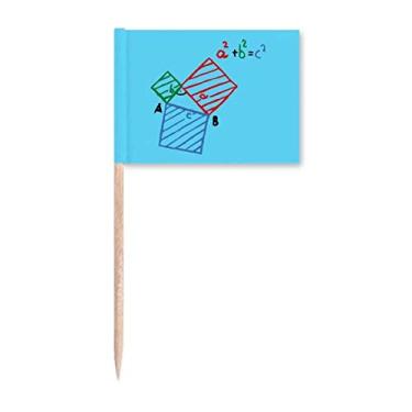 Imagem de Função de fórmula com comprimento lateral para palito de dentes marcadores para decoração de festa