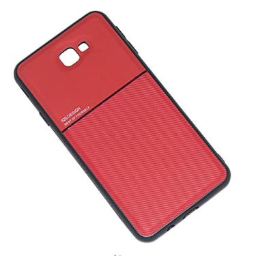 Imagem de Kepuch Mowen Case Capas Placa de Metal Embutida para Samsung Galaxy J7 Prime - Vermelho