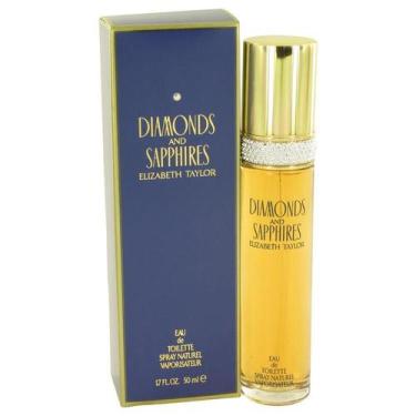 Imagem de Perfume Feminino Diamonds & Saphires Elizabeth Taylor 50 Ml Eau De Toi