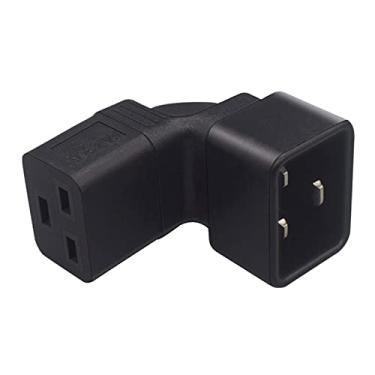 Imagem de predolo Conector de ângulo reto C20, adaptador de extensão de energia de 16 V para computadores de mesa