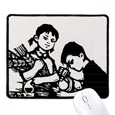 Imagem de Mousepad patriotismo de trigo para meninos e meninas, borda costurada, tapete de borracha para jogos