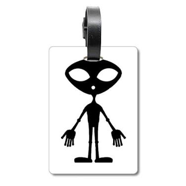 Imagem de Universo e alienígena Mala de Alien Etiqueta de Bagagem para Cartão de Bagagem