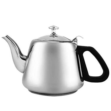 Imagem de Bule de chá com apito para fogão, aço inoxidável, com filtro (1,5 L)