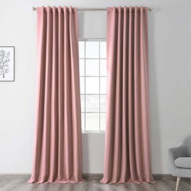 Imagem de HPD Half Price Drapes Cortina para Escurecimento de Ambientes – Decoração de Quarto 127 X 274 cm (1 Painel), BOCH-171518-108, Fresco Blush