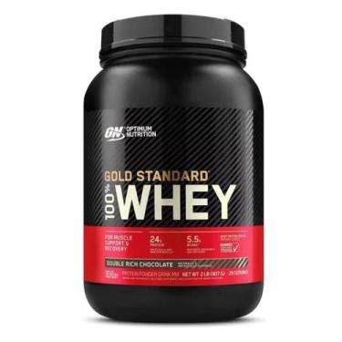 Imagem de Whey Protein 100% Whey Gold Standard 2 Lbs - Optimum Nutrition - Choco