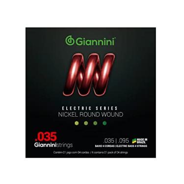 Imagem de Encordoamento Giannini GEEBRLX 035 para Contrabaixo 4 Cordas