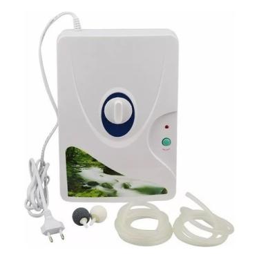 Imagem de Purificador De Água Com Ozônio Filtro Ambiente Ar Portátil # Cor Branco 220v 600mg/hr