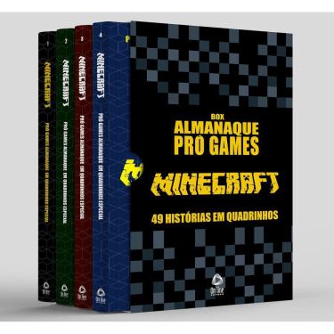Imagem de Coleção Pró-Games Almanaque em Quadrinhos Minecraft - Box com 4 Livros
