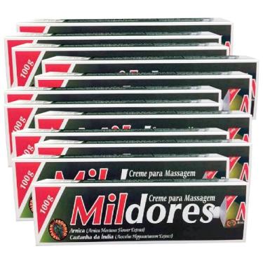 Imagem de Creme para Massagem Pomada Mil Dores 100g (PIERRY WERMON) - KIT COM 12 UNIDADES
