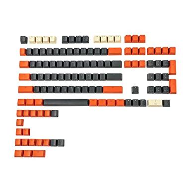 Imagem de Carbon Miami PBT Double Shot Shine Through ANSI teclas retroiluminadas para teclado mecânico MX Melody 96 KBD75 68 61 87 104 Teclado (apenas tecla de carbono)