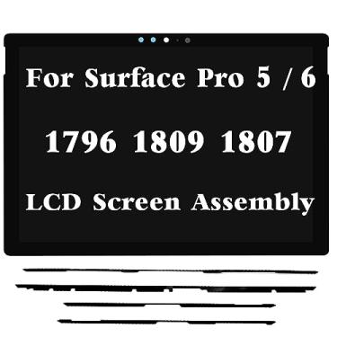 Imagem de GBOLE Tela para Microsoft Surface Pro 5/6 1796 1809 1807 LCD Touch Screen Display Digitalizador Assembléia