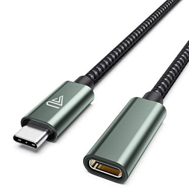 Imagem de Faracent USB Type C Extension Cable (3.3Ft/1m/10Gbps), USB 3.2 Type C 3.1 Male to Female Extension Charging & Sync for PSVR2 MacBook Air M2 Pro iPad mini/Pro Dell XPS Surface Book Blackish Green