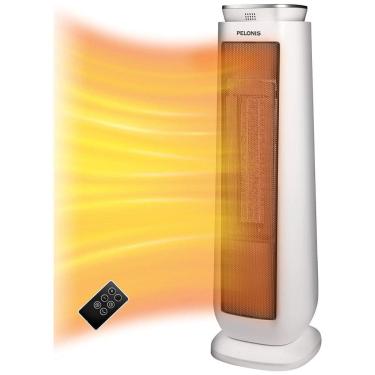 Imagem de Aquecedor Elétrico Cerâmico com Controle Remoto, 1500W, 110v, PELONIS PHTPU1501, Branco