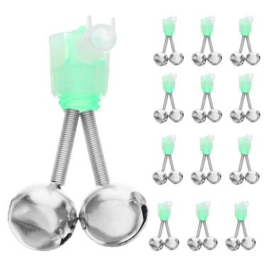 Imagem de Wakauto 20 Unidades Alarmes De Mordida De Pesca Vara De Pesca Com De Sino Sinos De Vara De Pesca Alarmes De Mordida De Carpa Indicador Resistente à Água Detector Confidencial