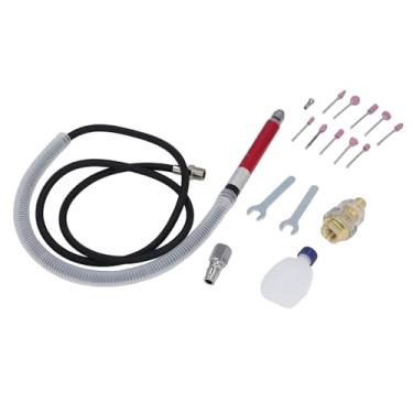 Imagem de Conjunto Pneumático de Moedor de Lápis, Kit de Moedor Multifuncional Movido a Ar de 1/8 pol. 58000 RPM