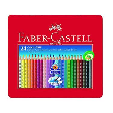 Imagem de Faber-Castell Lata de 24 lápis de cor Grip 2001