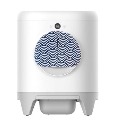 Imagem de Cortina para caixa de areia para gatos autolimpante, reduz o salto da areia do gato, impede os odores da caixa de areia para gatos autolimpante (PuraX-Wave)