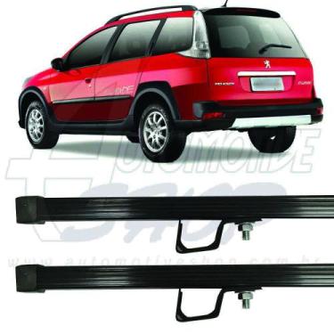 Imagem de Rack Teto Roca Bagageiros Travessa Peugeot 207 SW Perua 166 - Lwacc