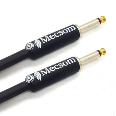 Imagem de Cabo Guitarra Baixo  P10xP10 3 Metros Mecsom Profissional