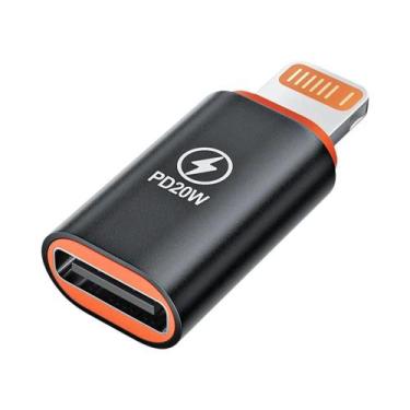 Imagem de Carregamento Rápido Usb C Para Adaptador Lightning Pd 20w 120w Iphone 