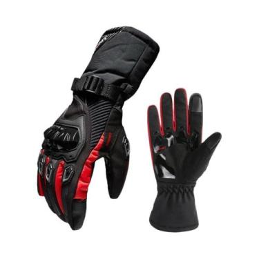 Imagem de Luvas de Motocicleta Touch Screen - À Prova d'Água e Vento - Ideal par