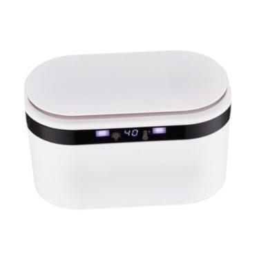 Imagem de TTETTZ Aquecedor de Lenços Umedecidos para Bebês com Luz Noturna, Aquecedor de Fraldas para Mães Que Viajam em Casa