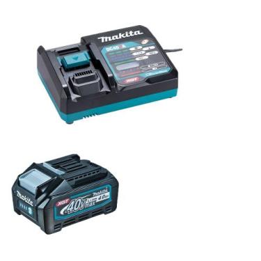 Imagem de Carregador Rápido 40V XGT DC40RA + Bateria 4.0ah Makita 110v, 110V