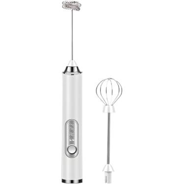 Imagem de Mini Mixer Misturador de Bebida Batedor de Ovos Whey Processador Elétrico Recarregável Premium