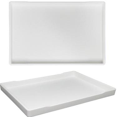 Imagem de Bandeja Suporte 21x15cm Decoração Banheiro Cozinha Vasos - Fx